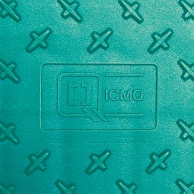 Logo spoločnosti ICMQ Spa na veku šachty RAIN CERT.