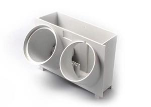 Modul HELLGRAU für Grüne Wände (Blumentopf D=14cm - 2 Stück(PG14); 1 m2=18 Module); 6St./karton