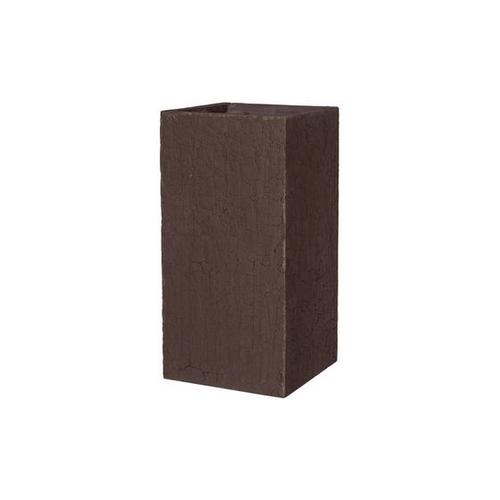 Kvetináč Bouvy L 40 x 40 x 80 cm Sundried hnedý