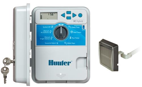 Set Hunter batériová - hybridná riadiaca jednotka XC Hybrid -600, 6 sekcií, exteriér + solárny panel SPXCH