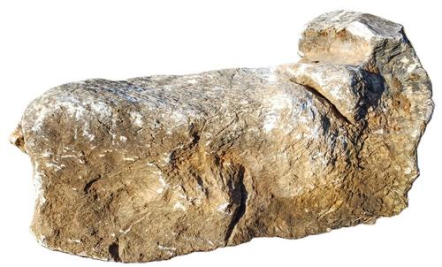 Hnedý mramorový solitérny kameň