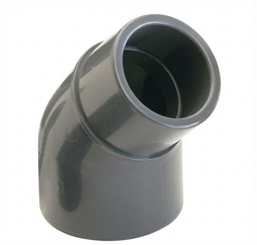 Koleno 45° redukované 75 x 75 / 63 , PN16