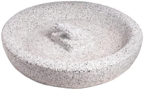 Kamenné napájadlo svetlé s 2 vtáčikmi, D50 cm